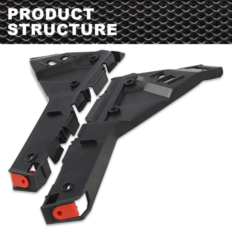 CROSSDESIGN Bumper Bracket Front Pair Beam Mount Support Compatible with