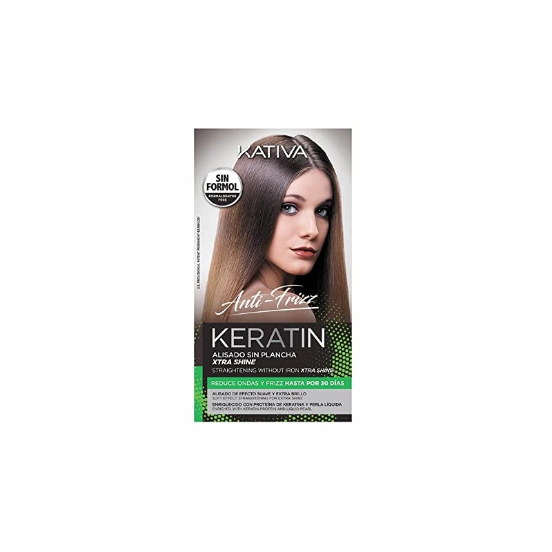 Kit Kativa Keratin Alisado Sin Plancha XTRASHINE