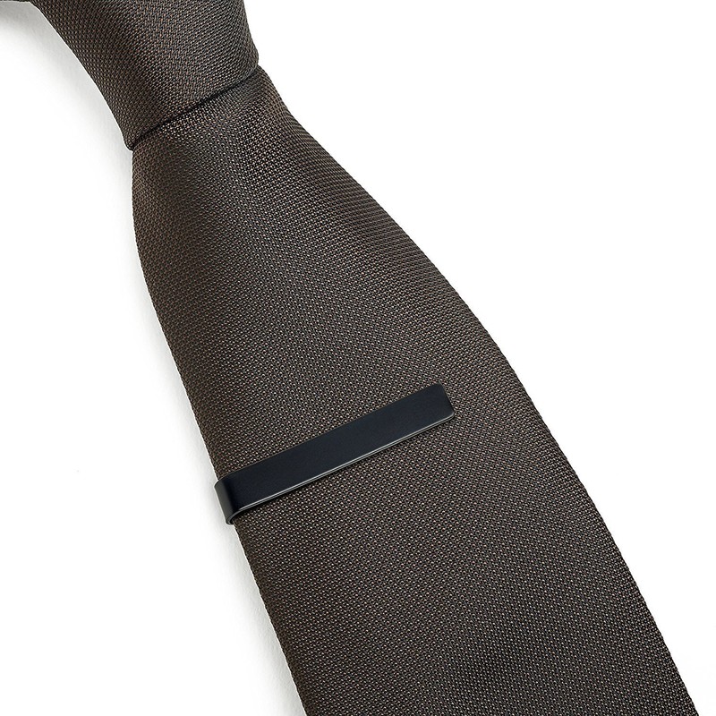 SHUYUE 3 Pc Set 1.9 Inch Skinny Tie Bar Clip