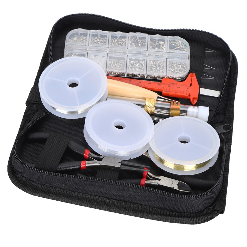 Jewelry Making Tools Pliers Earring Hook Ribbon Buckle Measuring Ruler