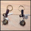 White Fang AZ168 Keychain, Carp, Keyring, Leather, Stylish, Retro Charm,