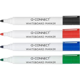 OS Smart Choice Drywipe Marker Pen Assorted (Pack of 10) + FREE Highlighter (random colour)