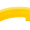 LST 4 x yellow centring spacer rings for alloy wheels,