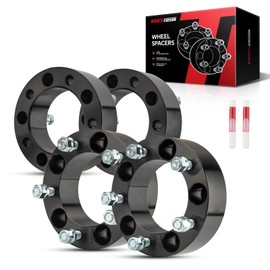 Torchbeam 5x5 to 5x5.5 Wheel Adapters 1.25 inch, 1/2“x20 Thread Pitch, 78.3mm Hub Bore - for Fusion, CX-5, Tucson, Wrangler, Escape, Optima, Soul, Santa Fe, Sorento, Patriot, Change Bolt Partern, 4pcs