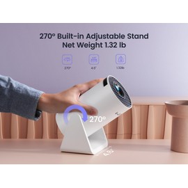 WiMiUS Mini projector with WiFi and Bluetooth, Outdoor Portable Movie Projector 1080P Support, Auto Keystone Home Projector, WiMiUS S27 Renewed (Renewed)