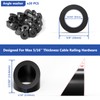 Zylorix 20 Pack 0.35" ID T316 Angle Washers Max for