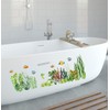 Green Fresh Plant Wall Stickers DIY Ocean Coral Reef and