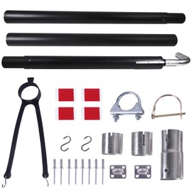 loosoo RV Generator Exhaust Venting System Part 44461 Compatible with Most RV Exhaust Systems, Generator Ventilation Extension Kit, Generator Silencer Muffler Kit