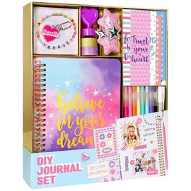 Kit de Diario DIY Nollh para Niñas - 26 Piezas Regalos para Niñas Adolescentes y Preadolescentes, Cosas Modernas, Rellenos de Media Cesta, Set de Pape