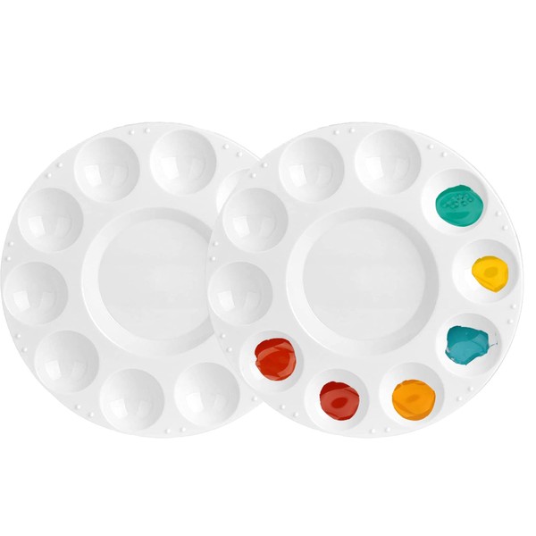 Paint Tray Palettes, Akebrog Paint Pallet for Art Class,Craft DIY,