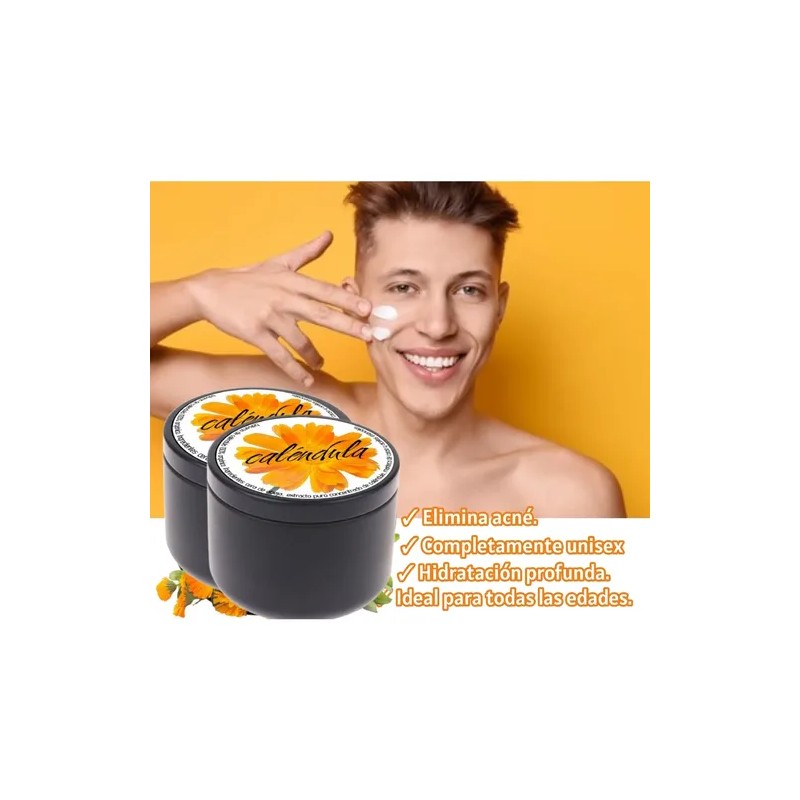Crema Bálsamo De Caléndula Concentrada Natural 2 Pzs Kit