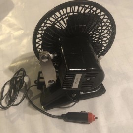 auto expression 12V Dashboard Oscillating Vehicle Car Van Truck Home Desk Clip-On Fan