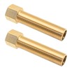VIKKSAER Brass Extension Pipe Fitting, 1/2" Male X 1/2'' Female