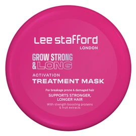 Lee Stafford Grow Strong & Long Activation Hair Treatment Mask Cream for Hair Growth | Hair Lengthening and Thickening Product For Damaged Breakage Prone Hair