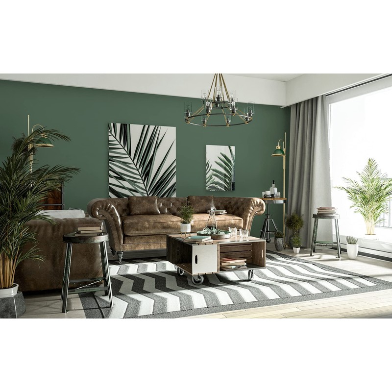 Dimoon 78.7''x17.7'' Green Peel and Stick Wallpaper Contact Paper Modern