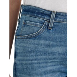 Lee Women's Legendary Mid Rise '90s Taper Jean, Lesson Learned, 10 Short