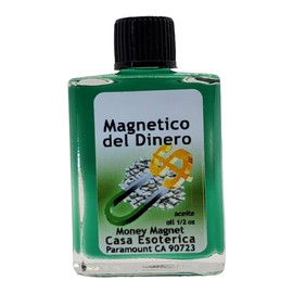 MAGICK SPACE Money Magnet Oil (magnetico del Dinero Aceite) Spiritual Anointing Oil by CASA ESOTERICA MAGICK SPACE - Financial Abundance - Attract Wealth & Prosperity into Your Life-0.5 FL OZ (12 Pack)