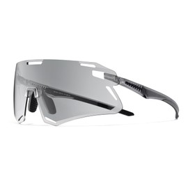 ROCKBROS Photochromic Cycling Sunglasses Bike Glasses for Men Women Sports Sunglasses UV Protection Grey