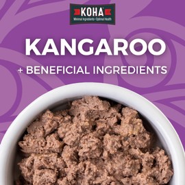 KOHA Limited Ingredient Diet Kangaroo Pate for Cats - Single Meat Cat Food for Sensitive Stomachs - Pate Kangaroo Cat Food with No Fillers, 5.5 oz - Trial Pack (3 Cans)