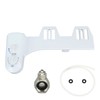 Bidet Attachment Self Cleaning Dual Nozzle Adjustable Water Pressure Cold