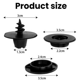 JNNJ Floors Mat Buckle Antiskid Pad Fastener, Car Carpet Floor Mats Holder, Universal Car Floor Mats Fixed Clips, Floor Mat Holder For Car, Long-Lasting, Perfectly Hold Any Floors Mat In Place