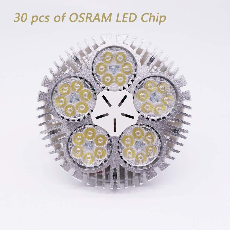 Aolyty 45w (85W Equivalent) PAR38 LED Bulb White 6000K 3500lm