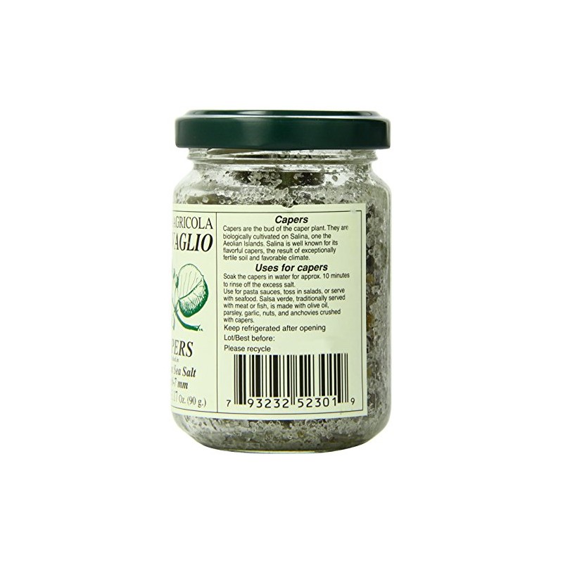 Antonino Caravaglio Salted Capers, 3.2 Ounce