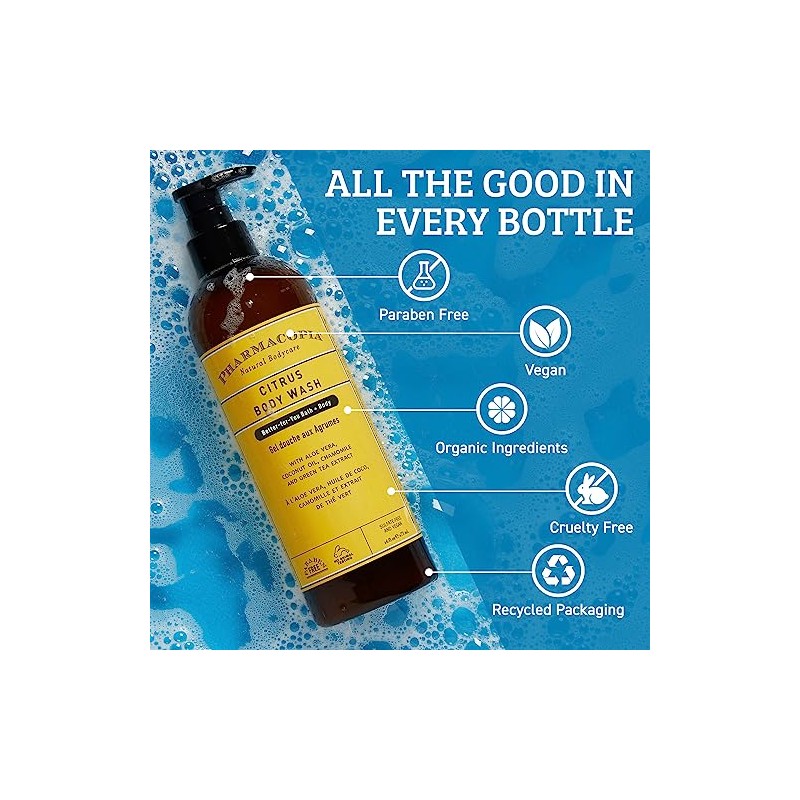 Pharmacopia Citrus Body Wash 16oz