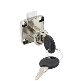 4 Pack Furniture Locks, Zinc Alloy Cam Security Lock, File Cabinets Cupboards Drawers Lock with 8 Keys for Door Cabinet Mailbox Drawer Household Office Showcase, Different Lock Cylinder (26mm)