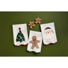 Mud Pie Light Up Christmas Towel, Tree, 21" x 14"
