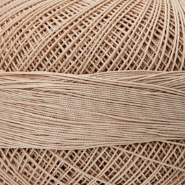 Handy Hands Lizbeth Premium Cotton Thread, Size 40, Mocha Brown Light