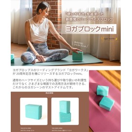 Yoga Works Yoga Block Mini Mint (Set of 2)
