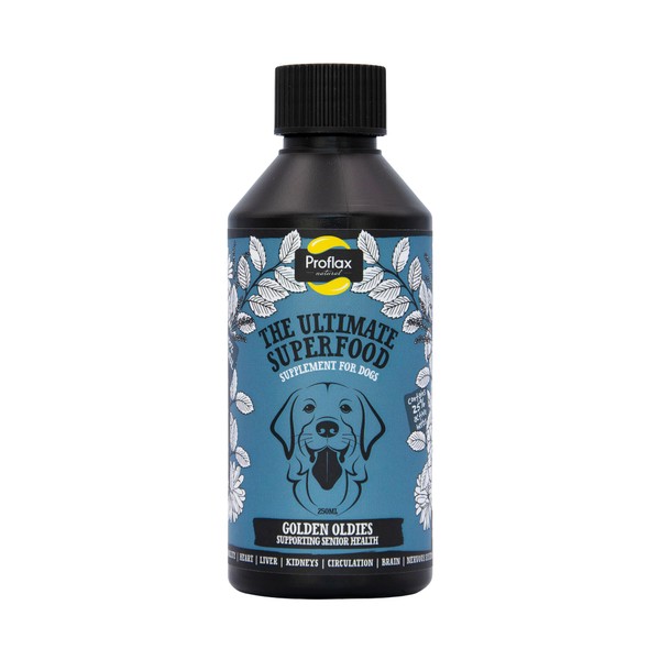 Proflax Natural Golden Oldies Supplement for Senior Dogs, 250ml -