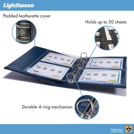 LEUCHTTURM1917 Ringbinder Vario, in Classic Design incl. slipcase, Black