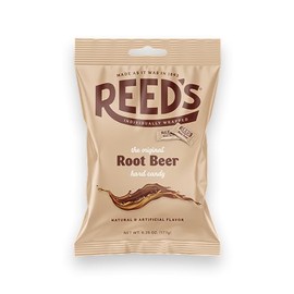 Reed’s Root Beer Candy, 6.25oz Bag (Pack of 1) Individually Wrapped Rootbeer Hard Candy, The Hampton Candy Company