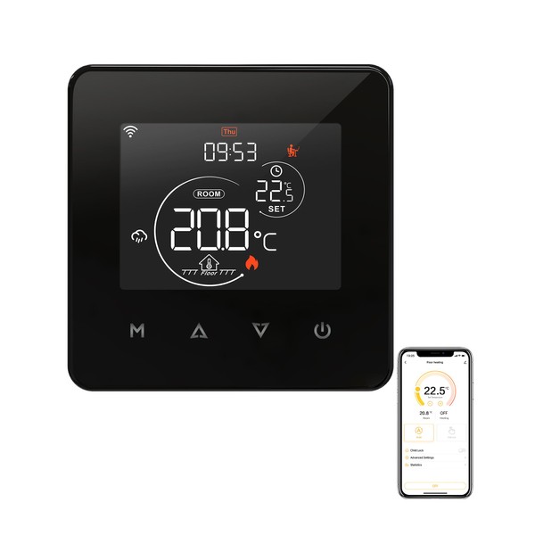 EZAIoT Tuya Smart Home Thermostat Water Warm Floor Heating Gas Boiler WiFi Temperature Remote Controller with Google Alexa