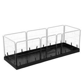 PJYuCien Rectangle Dog Playpen Bottom - Fits 8 Panels, 24'' Width, 24''x72'' Size, 600D Oxford Cloth, Waterproof
