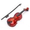 1/6 Violin Model Miniature Doll House Accessory Decoration Ornament Instrument