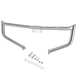 Engine Guard Protector Crash Bar Compatible with Harley Davidson Road King Street Glide Electra Glide (Chrome 2014-Later)