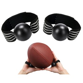 XBAKETOP 2PCS American Football Catching Trainer Band, Non-Slip Rugby Receiver Training Aid, Football Receiving Training, Volleyball Catching Hand Strap Beginner Practice Fingertip