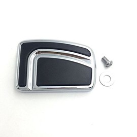SMT-Chrome Large Airflow Groove Brake Pedal Pad Compatible With Harley Davidson 12-later FLD 86-later FL Softail 80-later Touring 08-later Trike Road King Street Glide [B01G80N3V8]