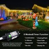66ft 640 LED Icicle Christmas Lights Outdoor - 8 Modes