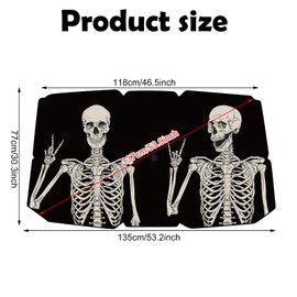 Riakrum Car Windshield Sun Shade Umbrella Foldable UV Ray Windshield Sun Shade Car Front Window Sunshade Keep Vehicle Cool Heat Reflector, Fit Windshield of Various Size