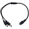 Duttek CCTV Power Splitter Cable, DC 5.5 x 2.1 mm,