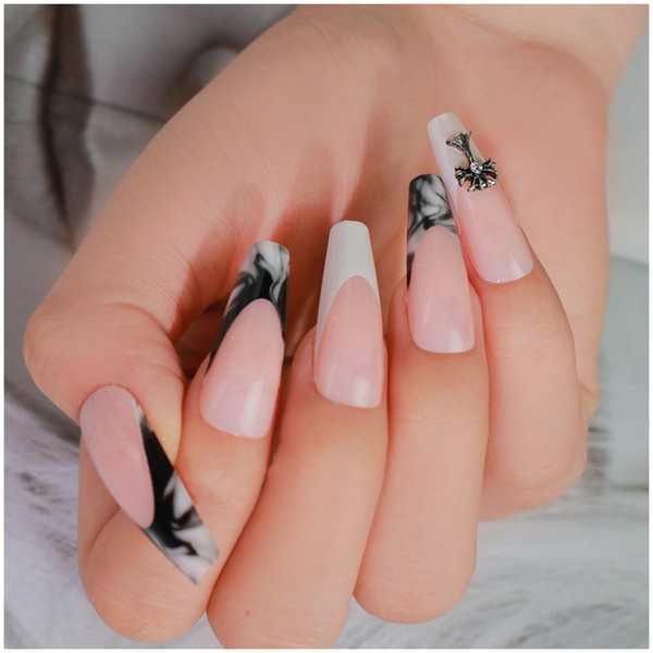 GALSPRO Long Press on Nails - Set of 24 Fake