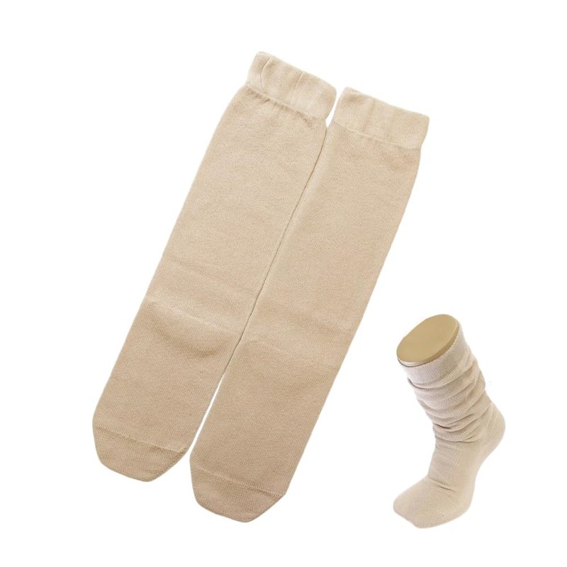 BelleClart Women's Socks, 100% Cotton, Round Toe Socks, Made in