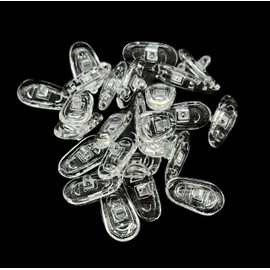 40PCS New Silicone Eyeglass Nose Pad Nasal Pad Spiral-in Nose Pad with 3-in-1 Mini Screwdriver Eyeglass Repair Accessories