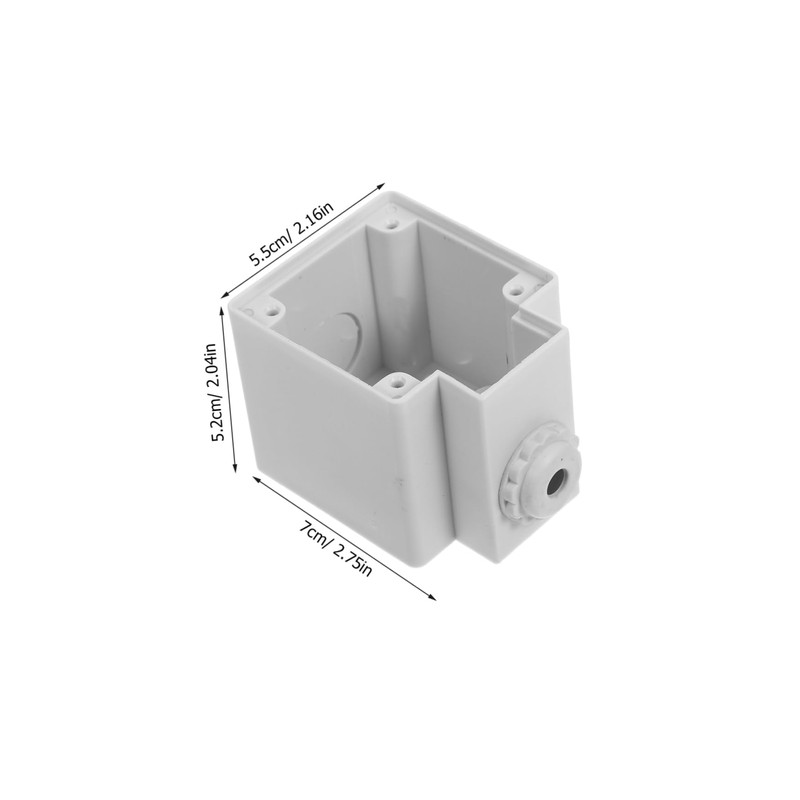 SHINEOFI 2pcs Outdoor Waterproof Electrical Box Lid Splash-Proof Socket Protector