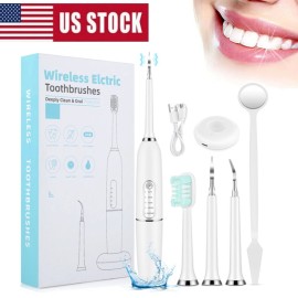 Hailicare Ultrasonic Electric Dental Scaler Tartar Plaque Remover Teeth Whitening Cleaner