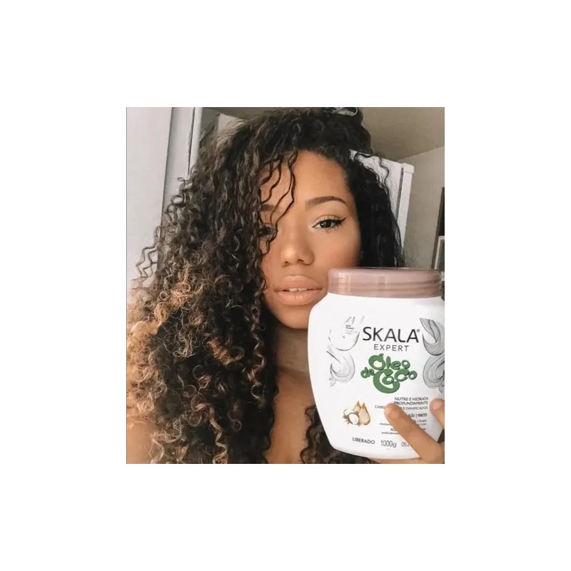 Crema Skala Óleo De Coco Nutre E Hidrata Profundamente 1kg